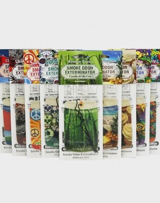 Smoke odor &quot;Candle for the Car&quot; Air Freshener