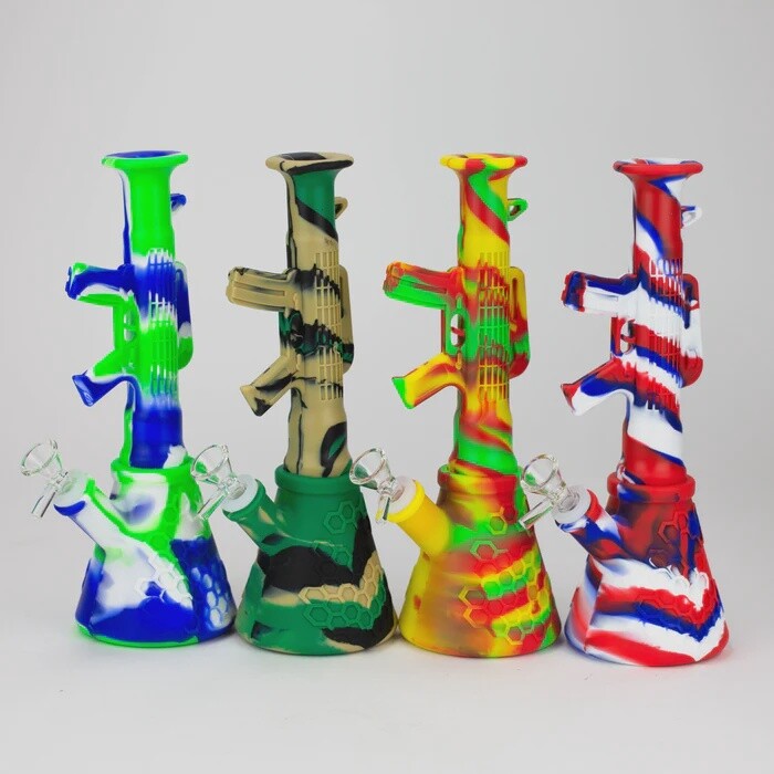 11&quot; Silicone Bazooka Beaker Bong