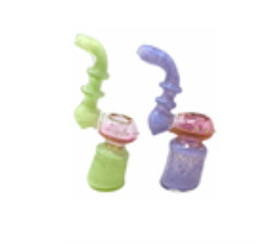 6&quot; Slyme Frit Bubbler Hand Pipe