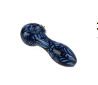 4&quot; Color Spider Web Spoon Hand Pipe