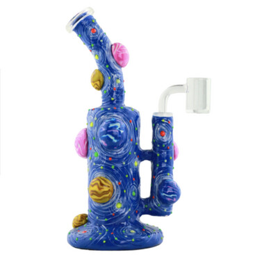 10&quot; Water Pipe W/ Orbit Bong Universe Design