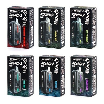 Tyson 2.0 Round 2 Disposable Nic Vape (7,500 Hits)