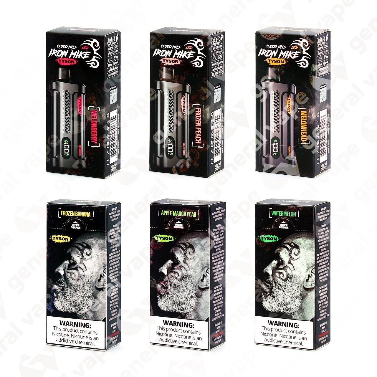 Tyson 2.0 Iron Mike Disposable Nic Vape (15,000 HITS)