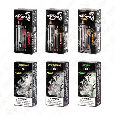 Tyson 2.0 Iron Mike Disposable Nic Vape (15,000 HITS)