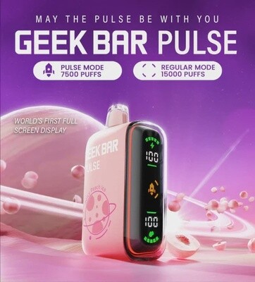 Geek Bar Pulse Disposable-7500 Hit-Pulse Mode/15K-Reg. Mode