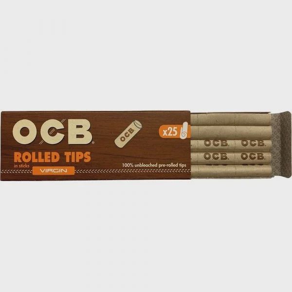 OCB Rolled Tips IN STICKS x25