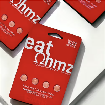 Eat Ohmz (4 Count Capsules)-(8 Servings|18MG per tablet)