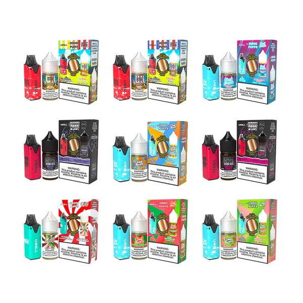 V6 Disposable Pod Kit (20k Hits)-(w/30ML)-(600Mah)