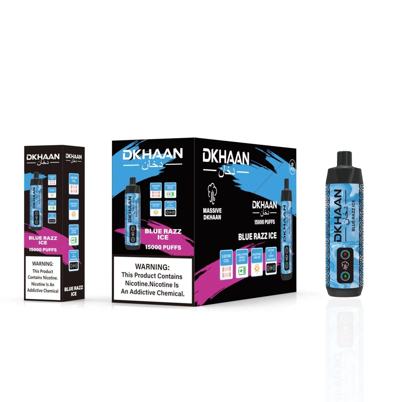 Dkhaan Big Cloud Disposable (15K)-(10 Count)-(1 UNIT)