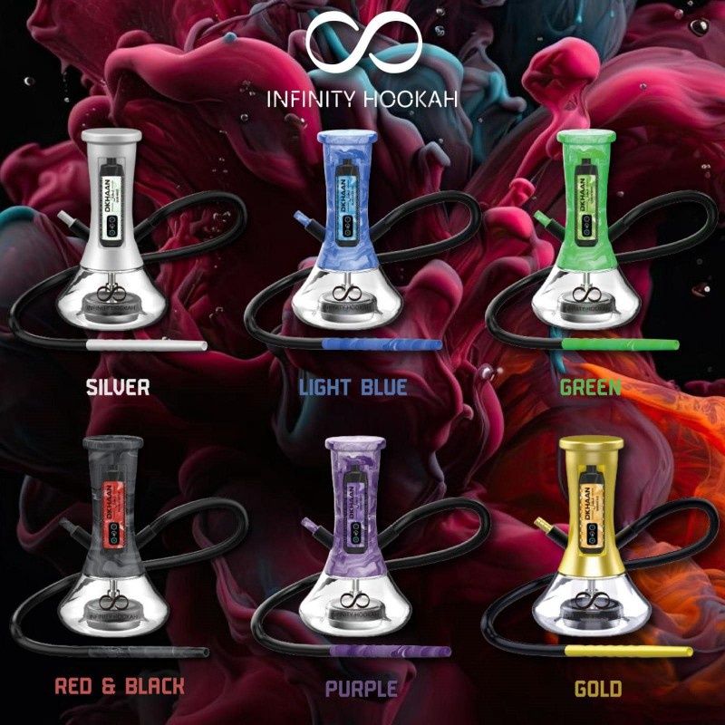 Dkhaan Infinity Portable Hookah Kit-(1 UNIT)