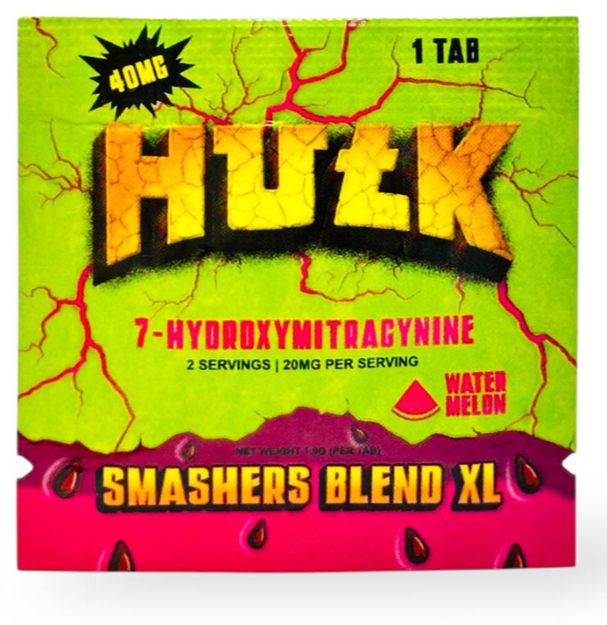 Hu7k 7-Hydroxymitragynine Kratom Tablets -(40MG) -(1 Count)