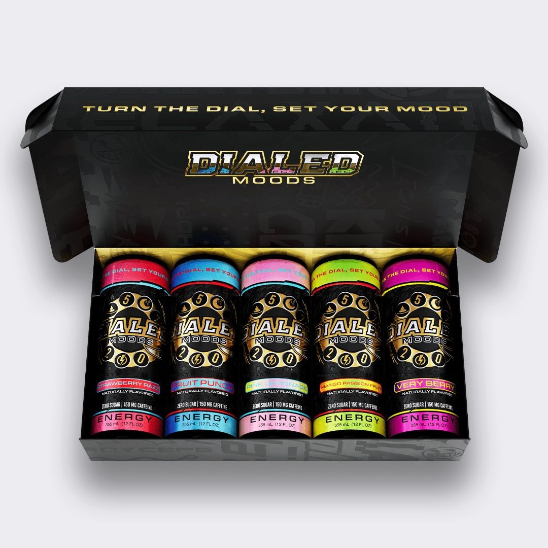 Dialed Moods Energy Drink &quot;35MG MITRAGYNINE | 150MG CAFFEINE&quot; (12FL OZ)
