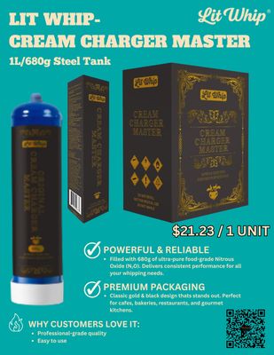 Lit Whip® Cream Master Tanks