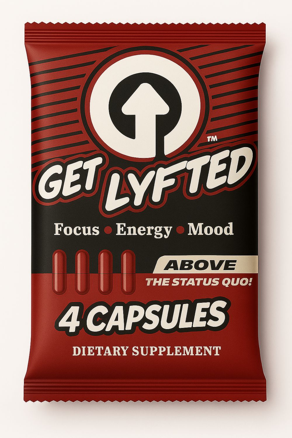 Get Lyfted Capsules, Quantity: 4 Count Package, Type: RED