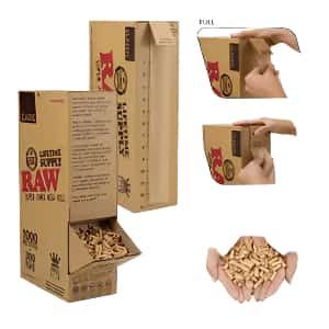RAW Classic King Size Forever Roll-(44mm X 1000m + 300 Pre-Rolled Tips)
