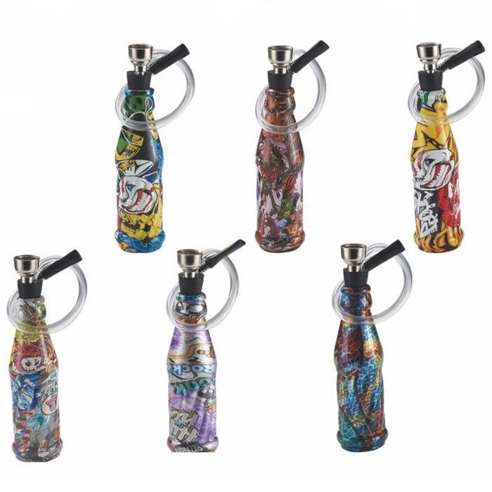 3" Mini Bottle Hookah Water Tube Hitter Pipe