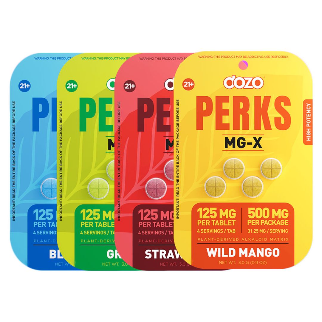 Dozo Perks MG-X Tablets (500mg-4 PACK-"125MG/TABLET")