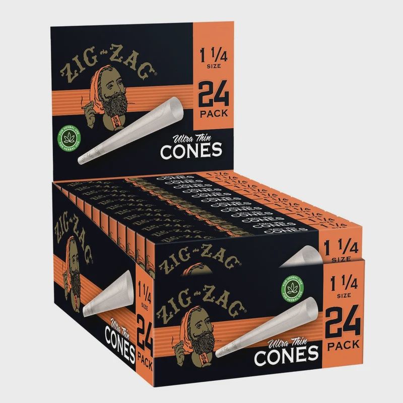Zig Zag Cones 1 1/4-(24PC/BOX)