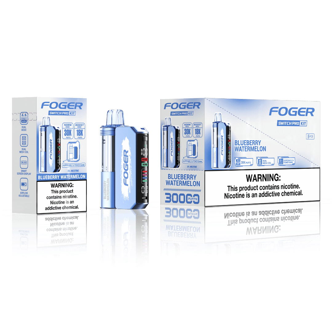 Foger Switch Pro 5% NIC- Disposable Battery Kit-(30K/19ml)