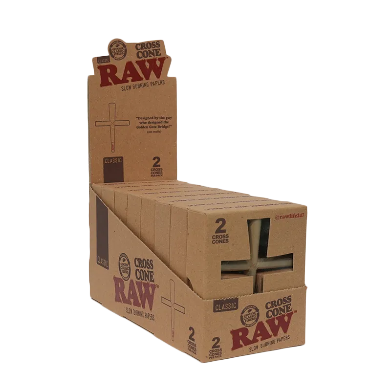 Raw Cross Cone (2pcs)