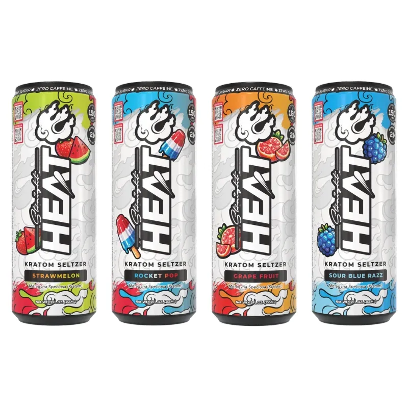 Straight Heat Kratom Seltzer (150mg MIT)