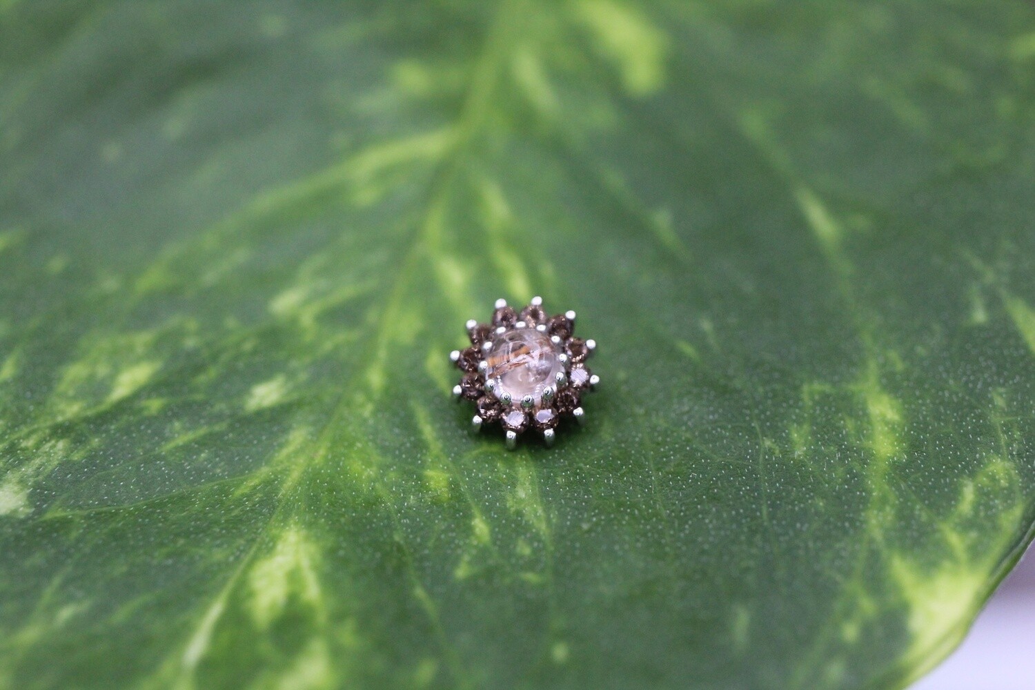 Threaded White Gold The Rose