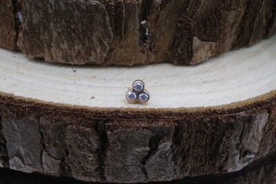 Threaded Rose Gold Tri-Bezel