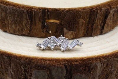 Threaded White Gold Genesis