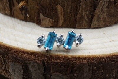 Threaded White Gold Divina