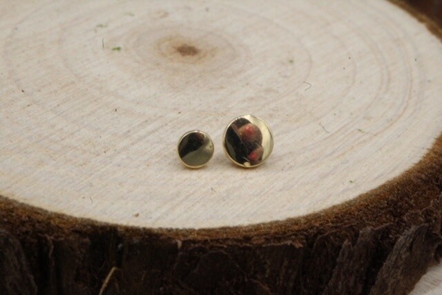 Threaded Rose Gold Polished Disc