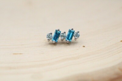 Threaded White Gold Divina