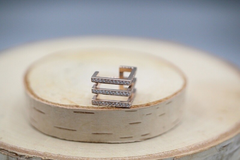 Rose Gold Odessa Hinge Ring