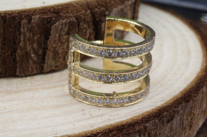 Yellow Gold Tokyo Hinge Ring