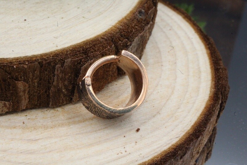 Rose Gold Elysian Hinge Ring