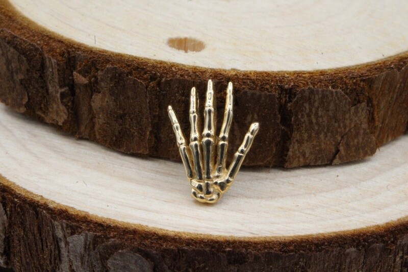 Threaded Yellow Gold Crypt Keeper