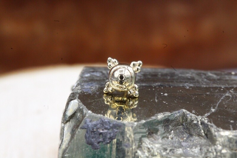 Threadless Yellow Gold Mini Kandy