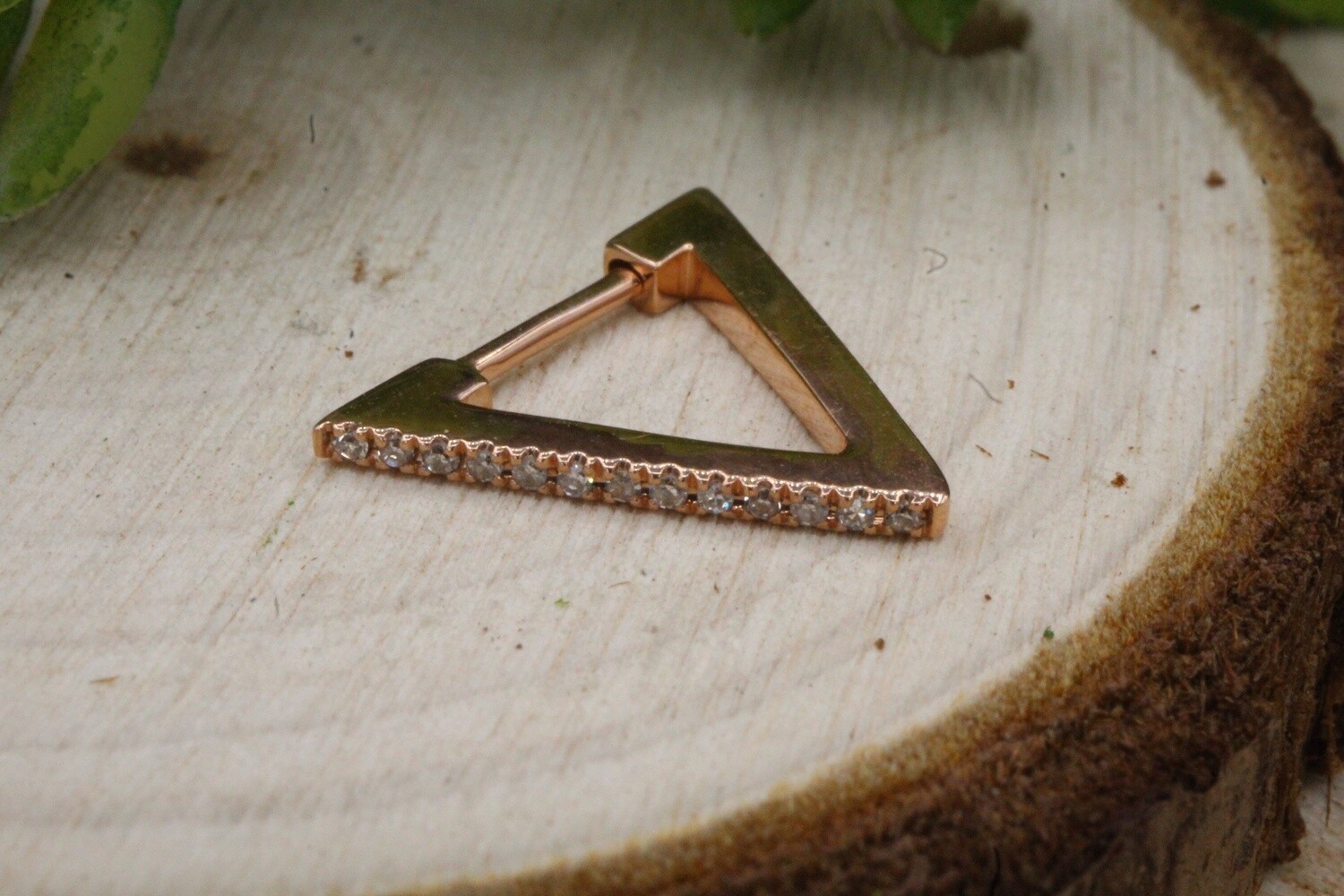 Rose Gold Diamond Point Hinge