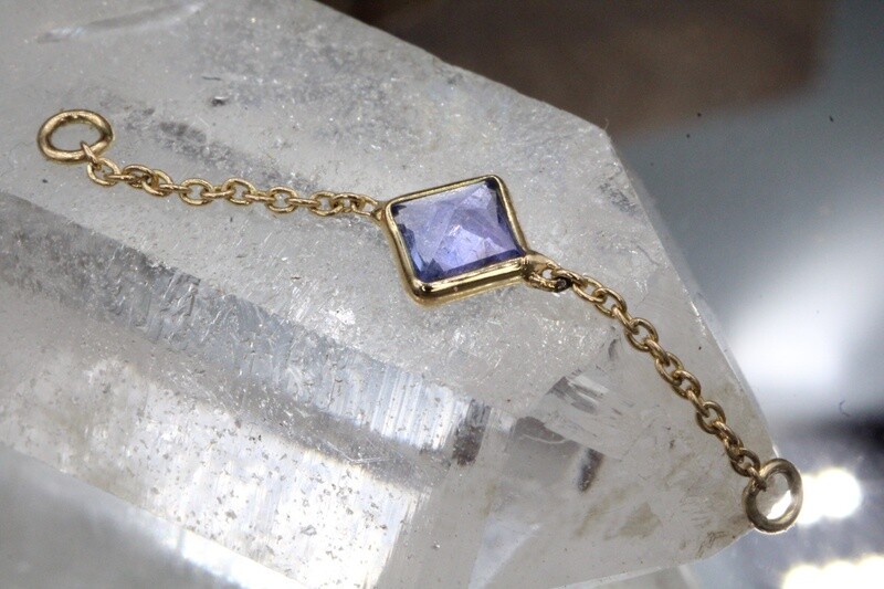 Yellow Gold Single Stone Chains