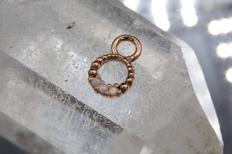 Rose Gold Athena Charm