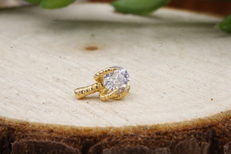 Threadless Yellow Gold Tiamat Top