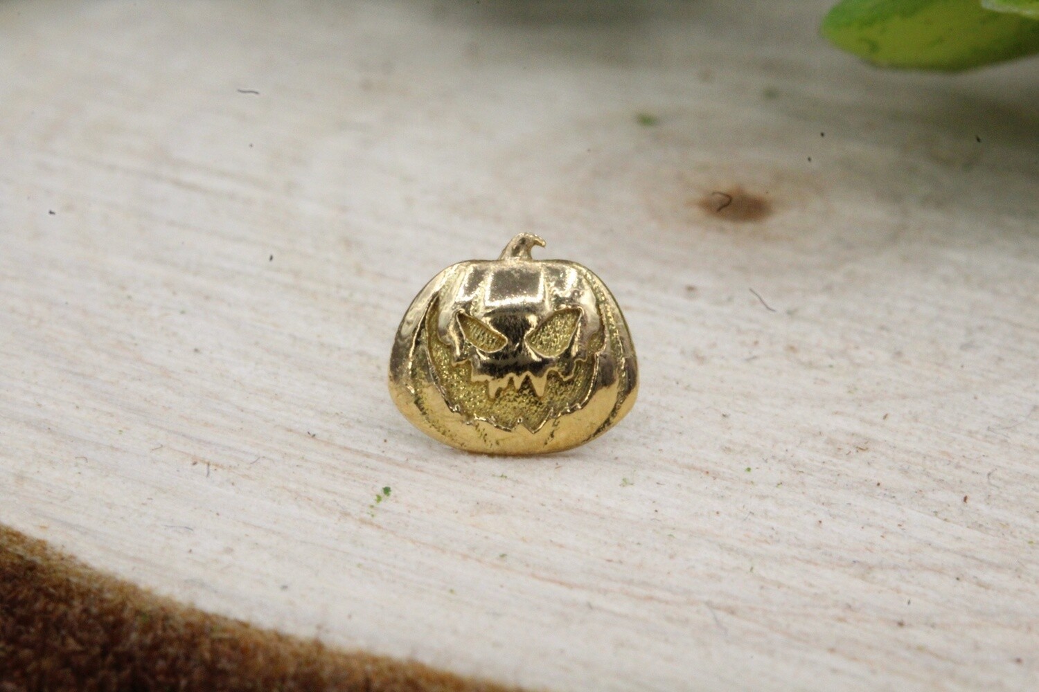 Threadless Yellow Gold Halloween Jack Top