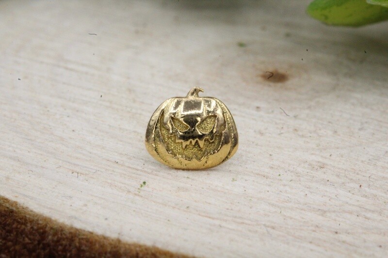 Threadless Yellow Gold Halloween Jack Top