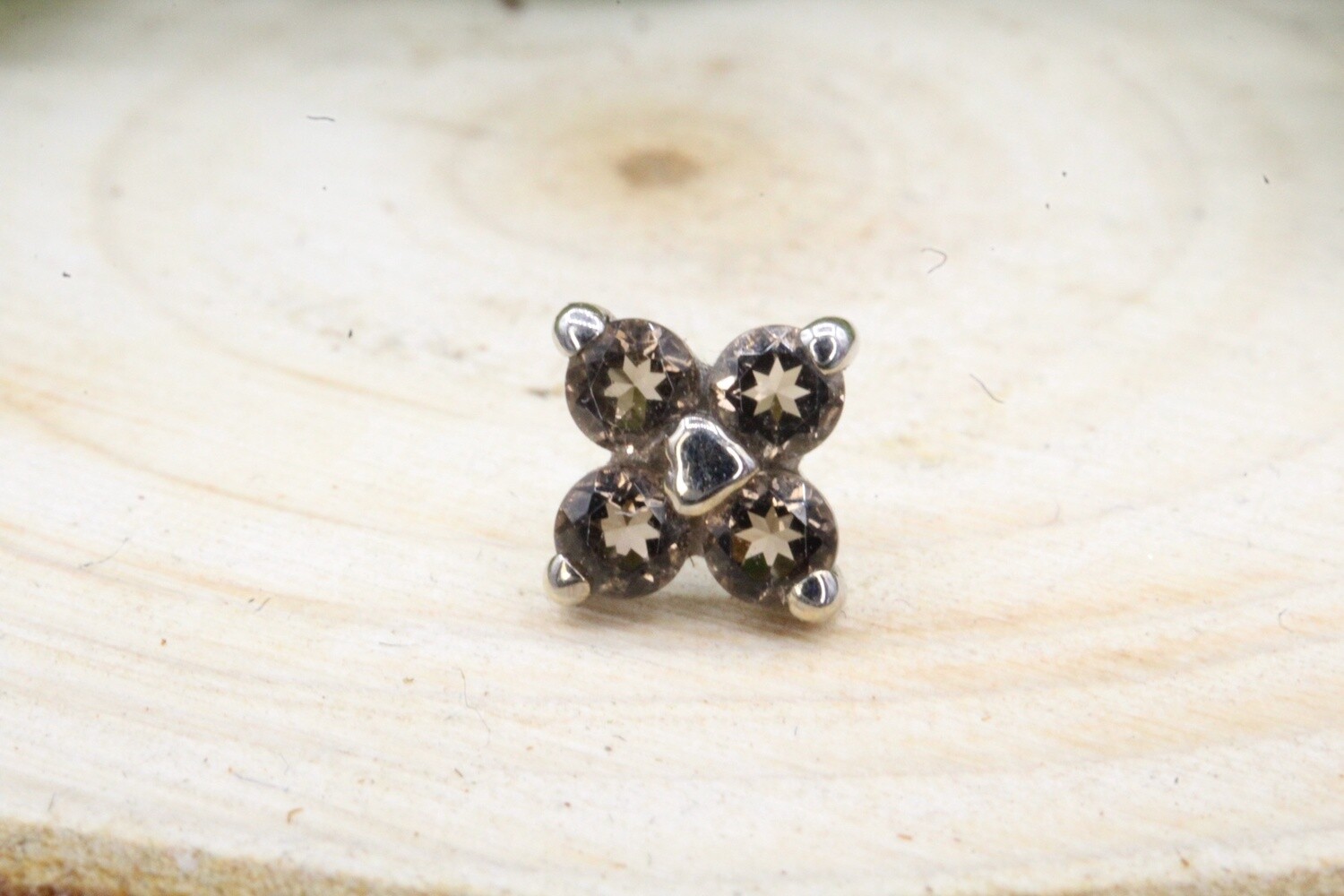 Threadless White Gold Corazon Top