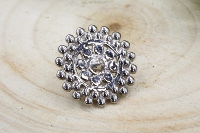 Threadless White Gold Afghan Top