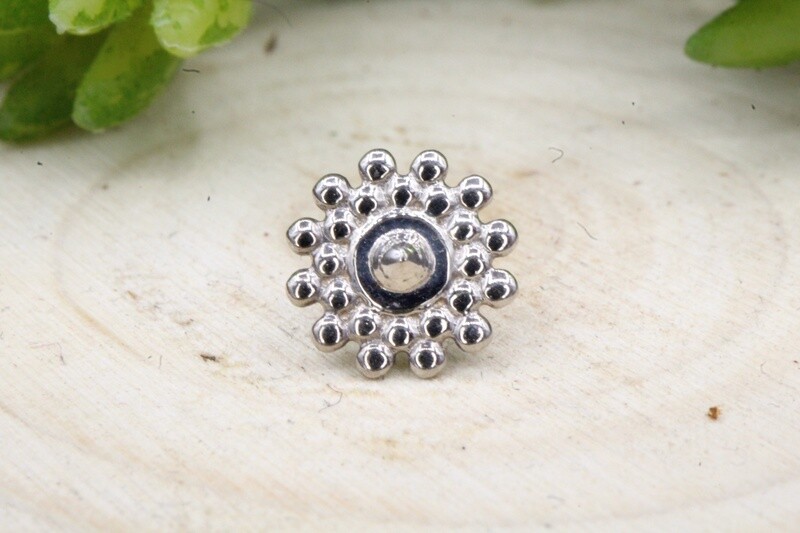 Threadless White Gold Afghan Top