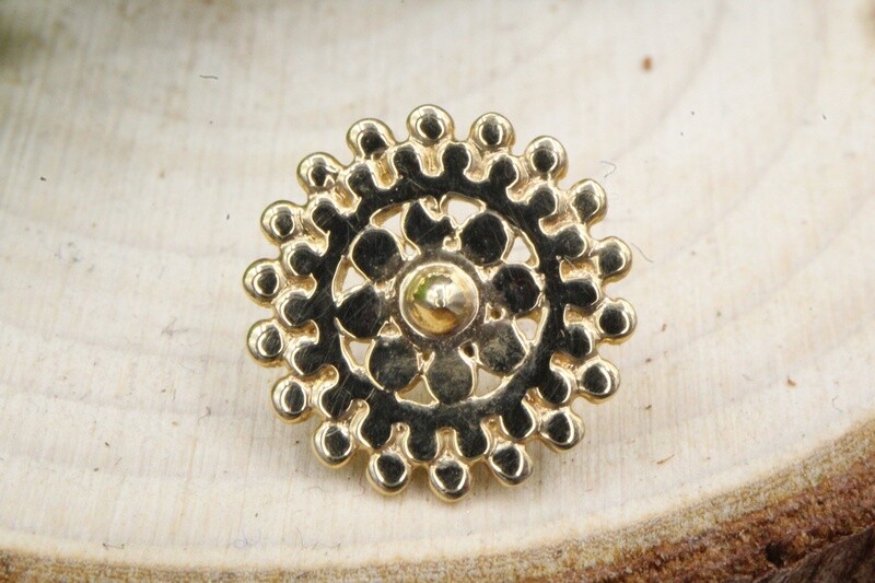 Threadless Yellow Gold Afghan Top