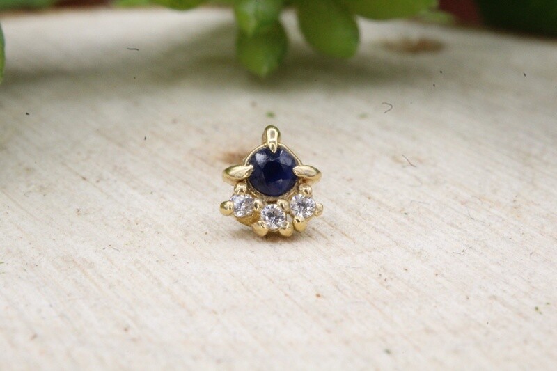 Threadless Yellow Gold Palace Top