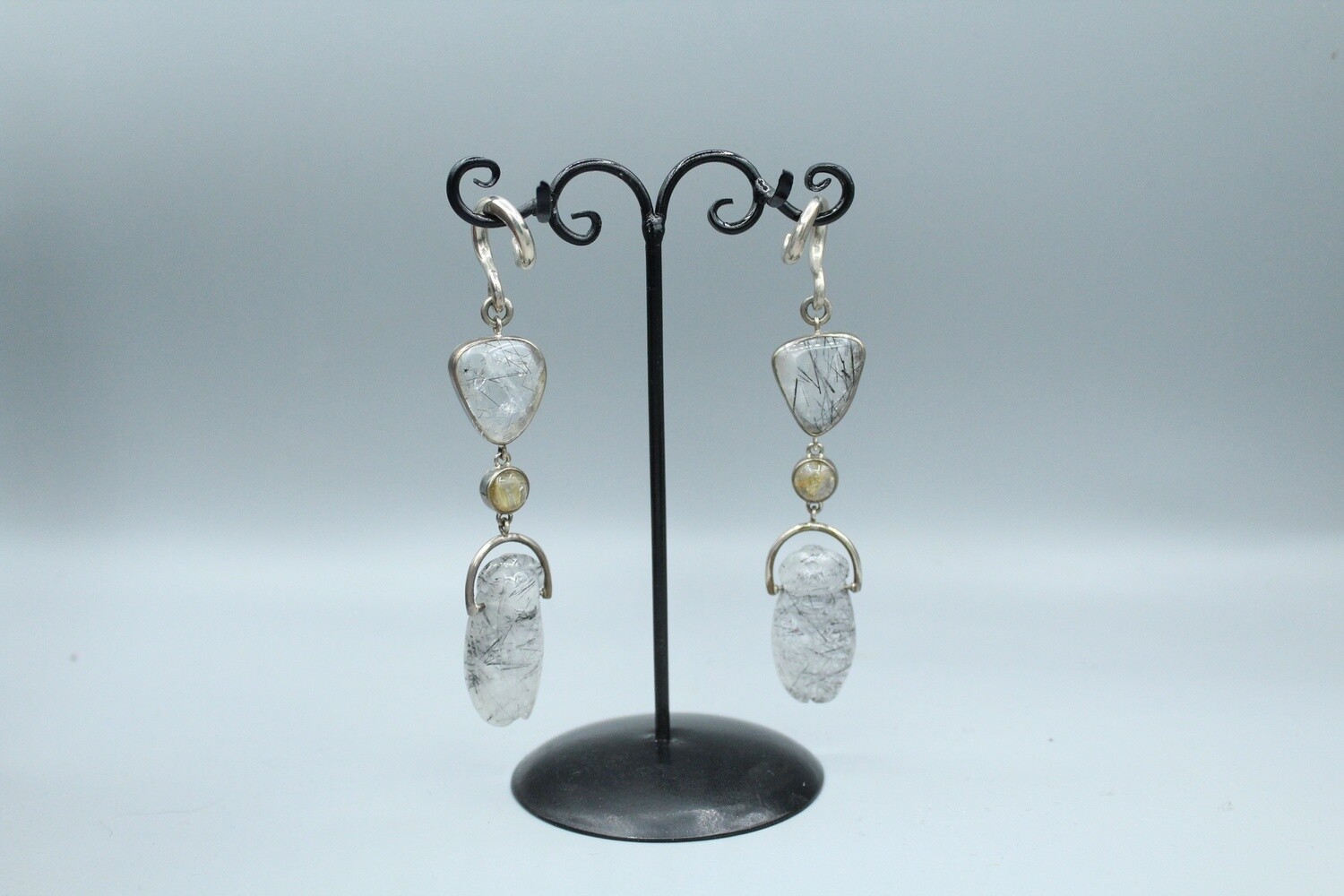 Sterling Silver Cicada Bugs, Material: Sterling Silver