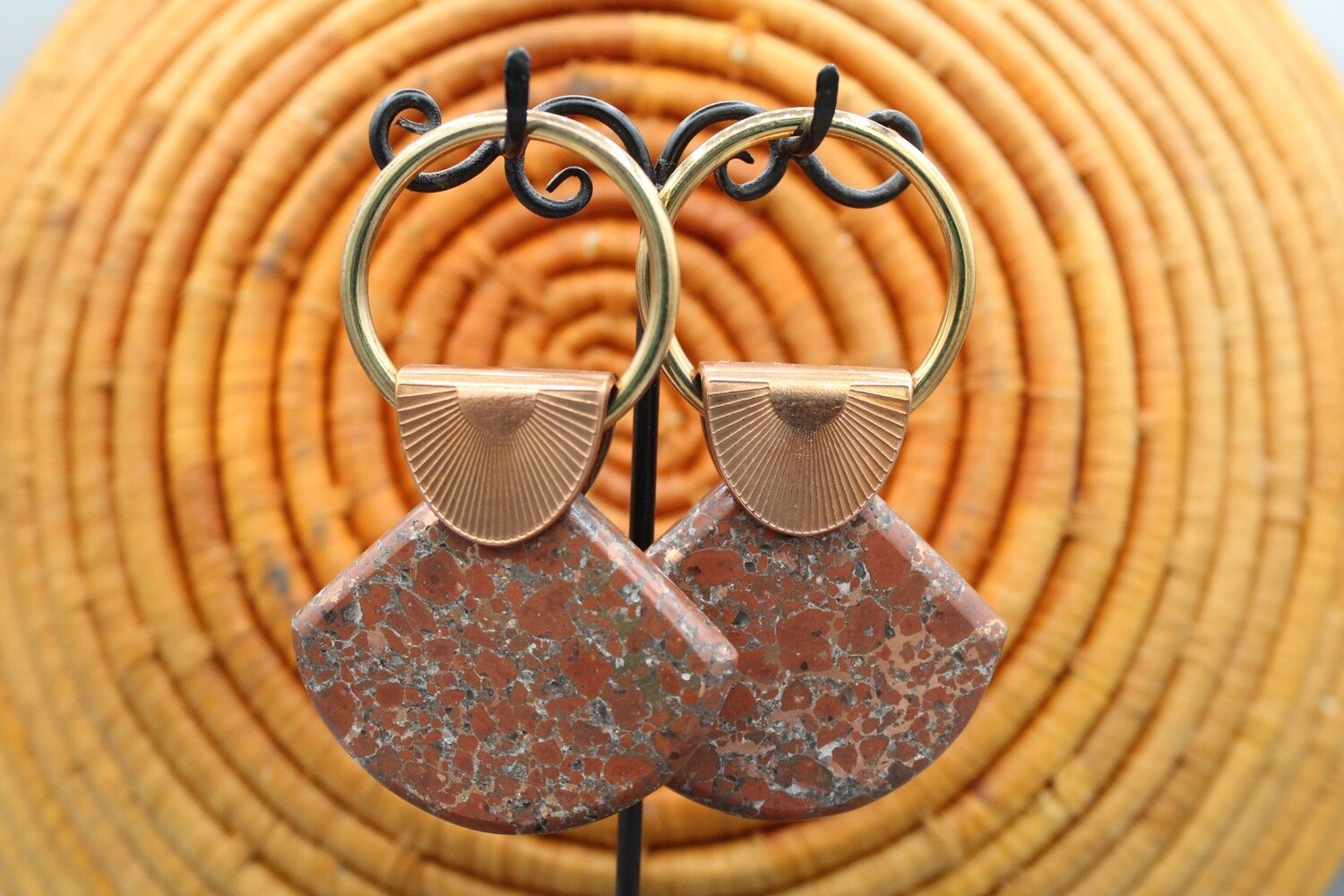Copper Stone Weights, Stone: Copper Agate