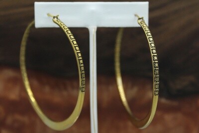 Brass Cuts Deep Hoops